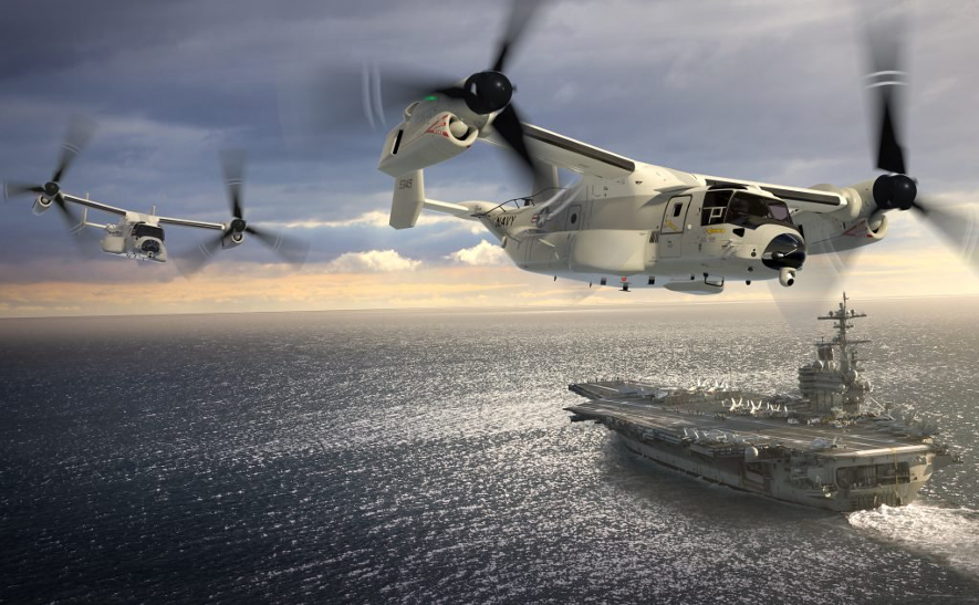 美軍新型艦載運(yùn)輸機(jī)—CMV-22B“魚(yú)鷹”運(yùn)輸機(jī)